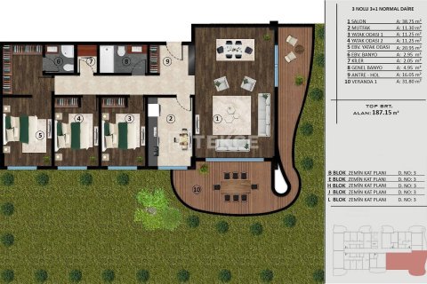 3+1 Apartment en Kartepe, Turkey No. 11287 28