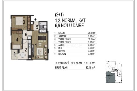 4+1 Apartment in Istanbul, Turkey No. 15129 14