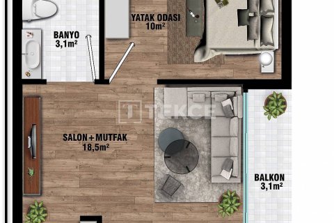 2+1 Apartment en Aksu, Turkey No. 15974 24