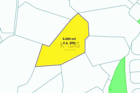 Земельный участок 6689м² в Пареклисия, Кипр №66675 1