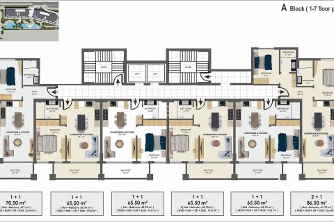 1+1 Apartment en Alanya, Turkey No. 23671 27