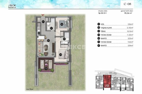 1+1 Appartement à Bodrum, Turkey No. 11083 26