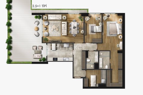 3+1 Apartment en Istanbul, Turkey No. 11741 16