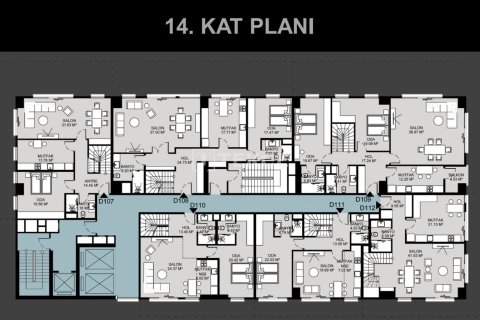 3+2 Apartment in Istanbul, Turkey No. 15846 15