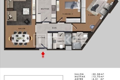 3+1 Apartment en Bueyuekcekmece, Turkey No. 16670 20