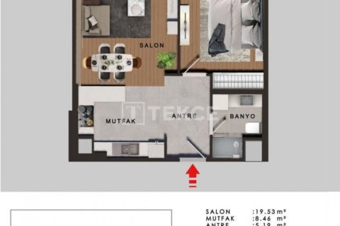 3+1 Appartement à Bueyuekcekmece, Turkey No. 16670 17