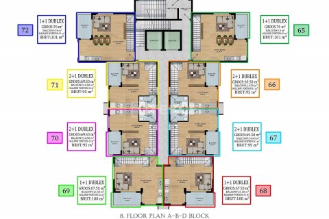 2+1 Penthouse à Alanya, Turkey No. 53854 16