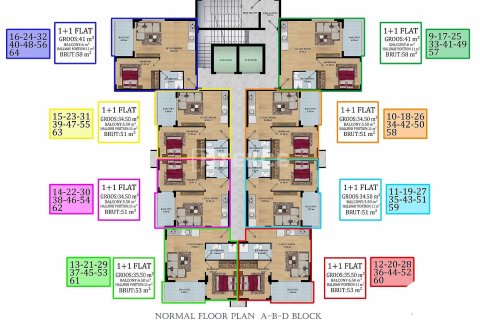 2+1 Penthouse à Alanya, Turkey No. 53854 17