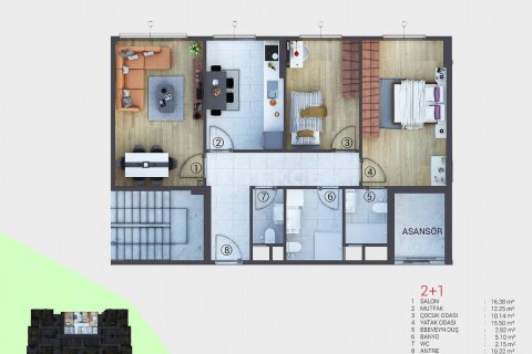 3+1 Appartement à Sancaktepe, Turkey No. 11912 11