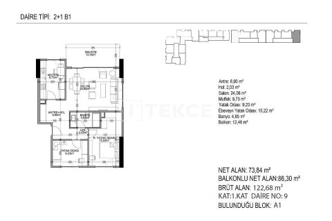 3+1 Apartment en Istanbul, Turkey No. 11468 15