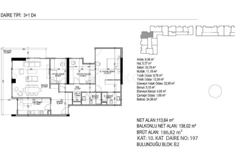 3+1 Apartment en Istanbul, Turkey No. 11468 2