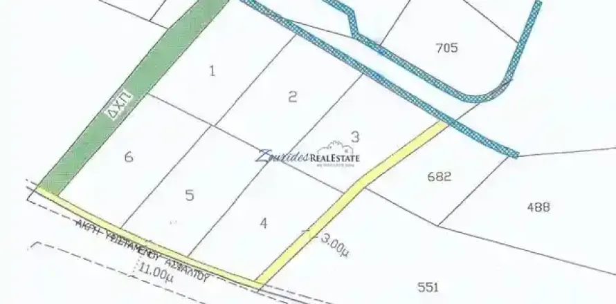 Земельный участок 6875м² в Псематисменос, Кипр №36350