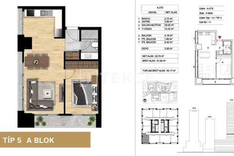 4+1 Apartment in Istanbul, Turkey No. 11273 29