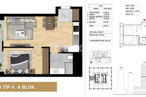 4+1 Apartment in Istanbul, Turkey No. 11273 30