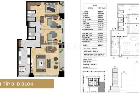 1+1 Apartment en Istanbul, Turkey No. 11270 28