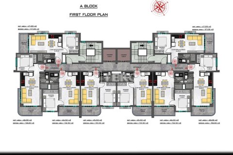 Квартира 2+1 в Аланья, Турция №92752 28