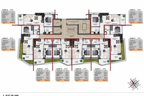 4+1 Penthouse à Alanya, Turkey No. 11655 22