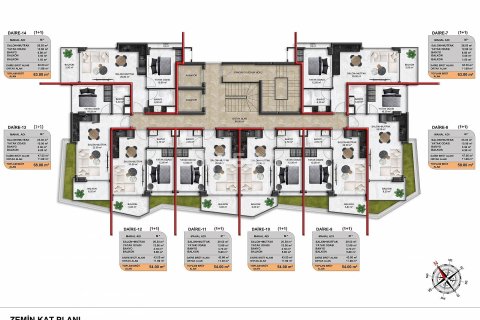 4+1 Penthouse à Alanya, Turkey No. 11655 15