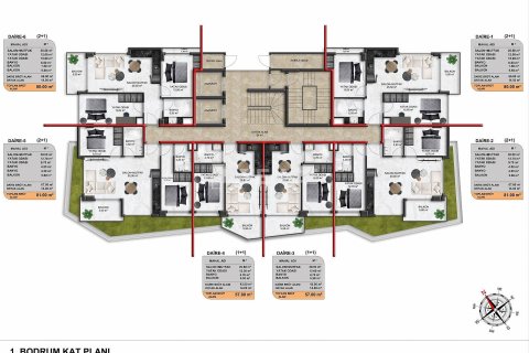 4+1 Penthouse à Alanya, Turkey No. 11655 17