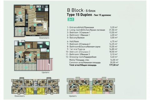 Квартира 3+1 в Анталья, Турция №11711 29