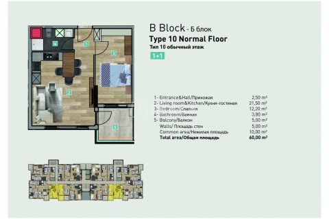 Квартира 3+1 в Анталья, Турция №11711 24