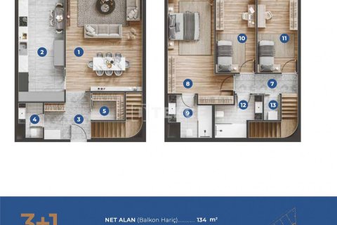 4+1 Appartement à Izmir, Turkey No. 17590 24