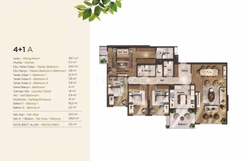 3+1 Apartment in Beylikduezue, Turkey No. 11277 26