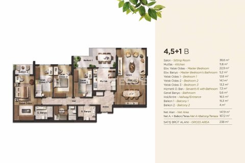 3+1 Appartement à Beylikduezue, Turkey No. 11277 23