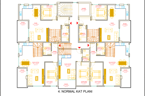 3+1 Appartement à Oba, Turkey No. 11862 6