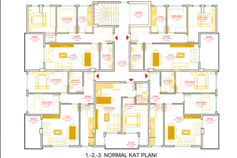 3+1 Appartement à Oba, Turkey No. 11862 5