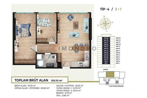 2+1 Appartement à Kâğıthane, Turkey No. 17826 20