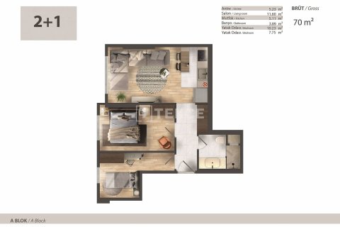 3+1 Apartment en Istanbul, Turkey No. 17832 17