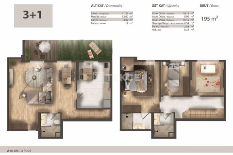 3+1 Apartment en Istanbul, Turkey No. 17832 16