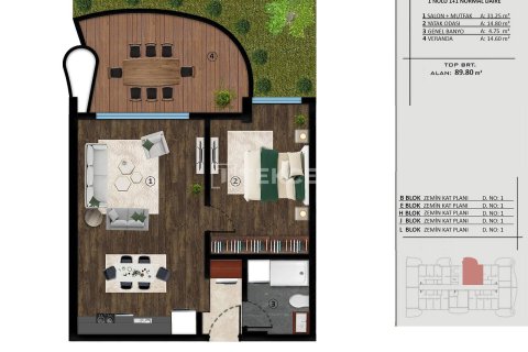 4+1 Appartement à Kartepe, Turkey No. 21734 23