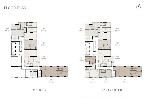 2 dormitorios Condominio  en Bangkok, Thailand No. 923 2