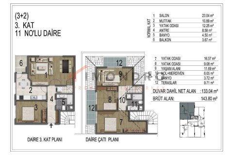 4+1 Apartment en Eyup, Turkey No. 17213 12