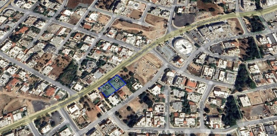 1073m² Land in Paphos, Cyprus No. 41916