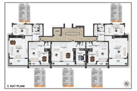 Пентхаус 3+1 в Аланья, Турция №52984 27