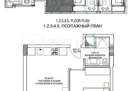 3+1 Apartment in Alanya, Turkey No. 76119 18