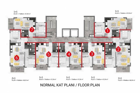 3+1 Penthouse en Alanya, Turkey No. 10969 14