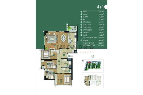 4+1 Appartement à Kartal, Turkey No. 17932 28