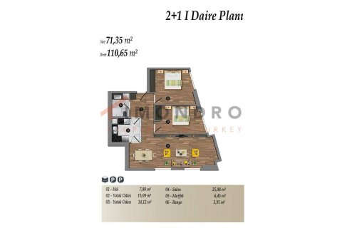 4+1 Apartment in Kadikoy, Turkey No. 17984 28