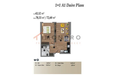 4+1 Appartement à Kadikoy, Turkey No. 17984 18