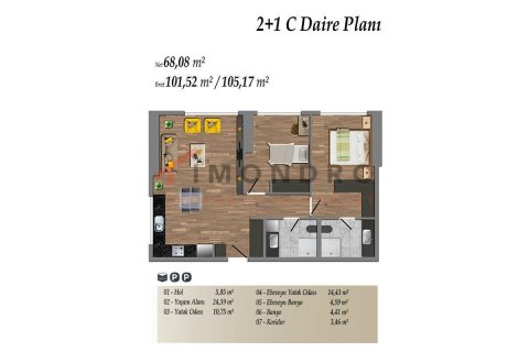 4+1 Appartement à Kadikoy, Turkey No. 17984 26