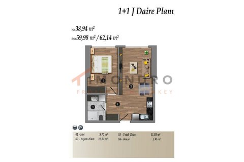 4+1 Apartment en Kadikoy, Turkey No. 17984 22