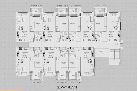 2+1 Penthouse à Alanya, Turkey No. 16597 15