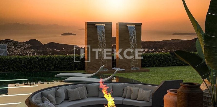 4+1 Villa en Bodrum, Turkey No. 16596