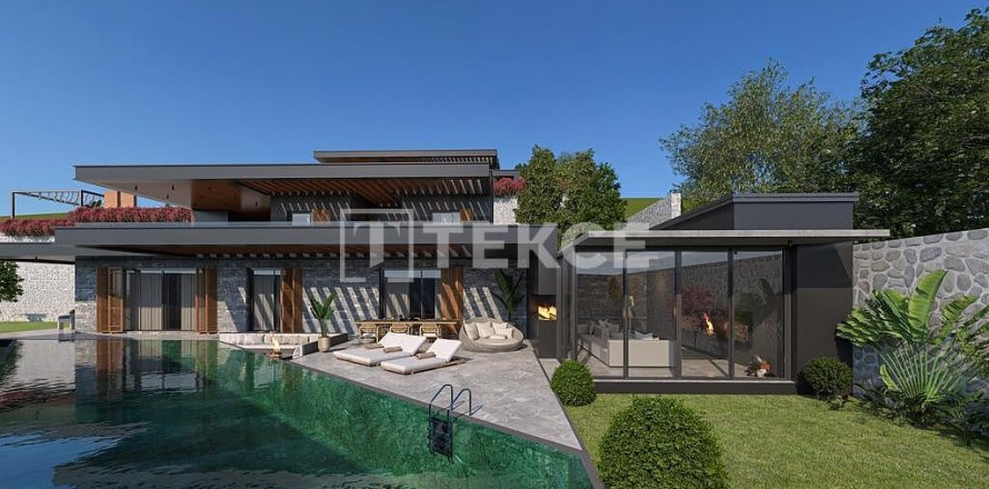 4+1 Villa en Bodrum, Turkey No. 16596