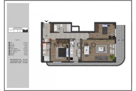 1+1 Apartment en Kâğıthane, Turkey No. 16912 7