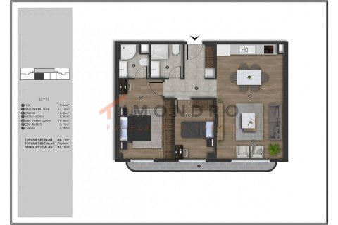 1+1 Apartment en Kâğıthane, Turkey No. 16912 26